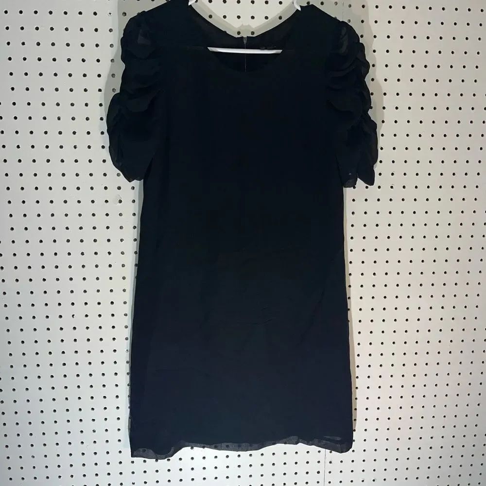 Theory Ruffle sleeve dress